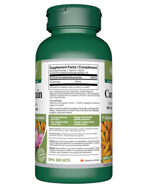 Curcumin for Digestive, Joint, Anti-inflammatory