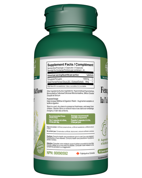 Fenugreek for Milkflow and Digestion