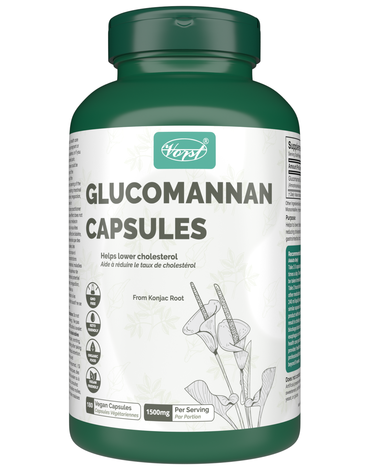 Glucomannan | 180 Vegan Capsules