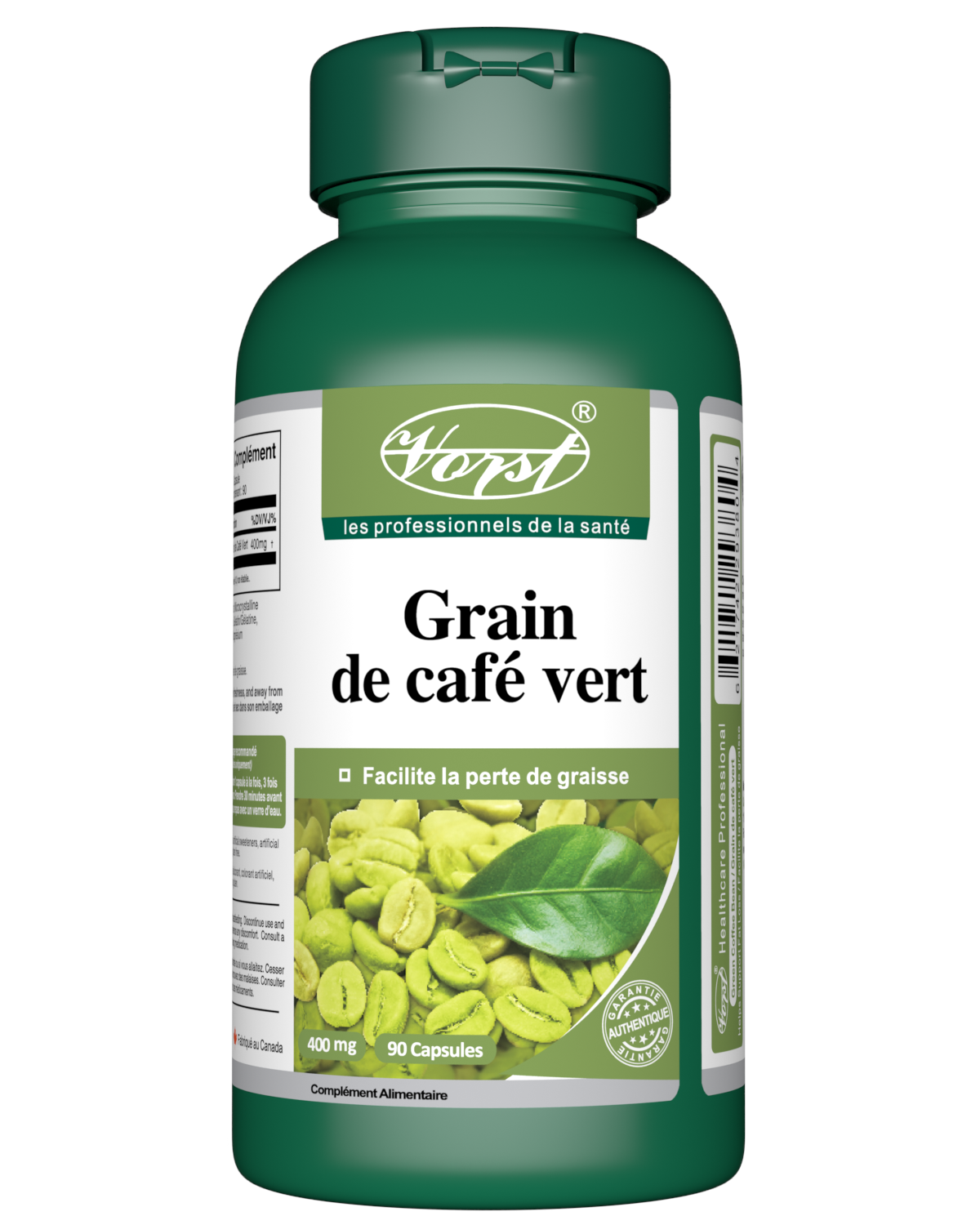 Grain de café vert