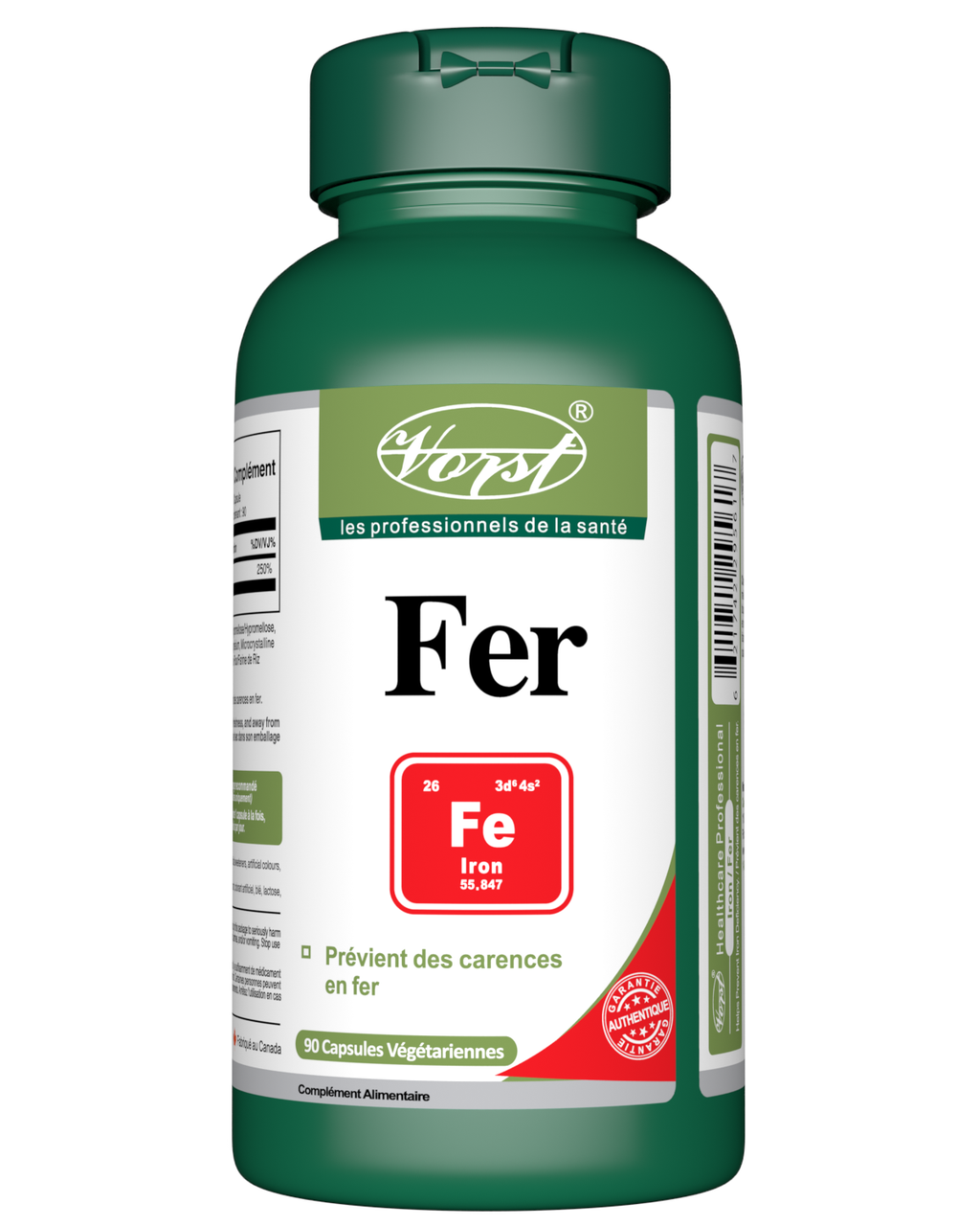 Fer 90 Capsules Végétariennes