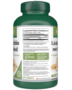 Pure Lecithin Non-GMO 1200mg 180 Softgels