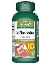 Load image into Gallery viewer, Melatonin 10mg with Vitamin B12  60 Capsules