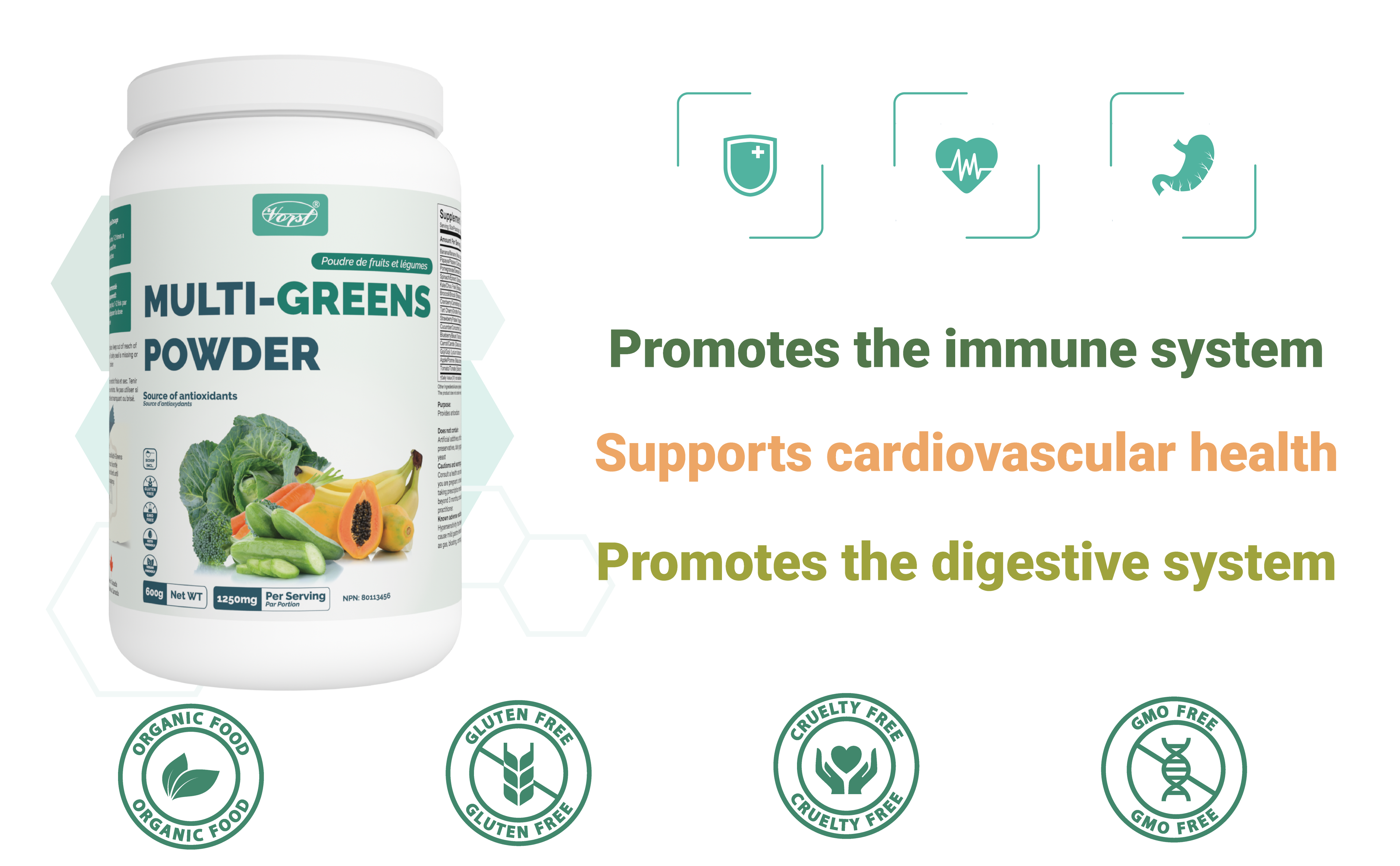 Multi Green for Gut Health, Antioxidant