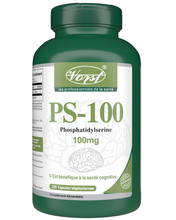 Load image into Gallery viewer, Phosphatidylserine 100mg Vegan Capsules (PS-100)
