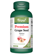 Load image into Gallery viewer, Premium Grape Seed Extract 36000mg Raw Equivalent Per Serving 60 Capsules