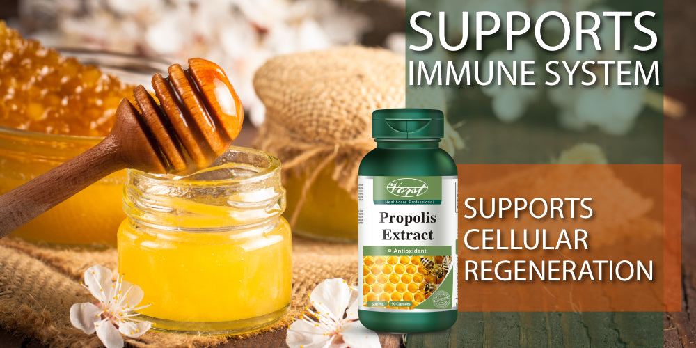 Benefits of Bee Propolis Extract 500mg - Vorst Supplements and Vitamins