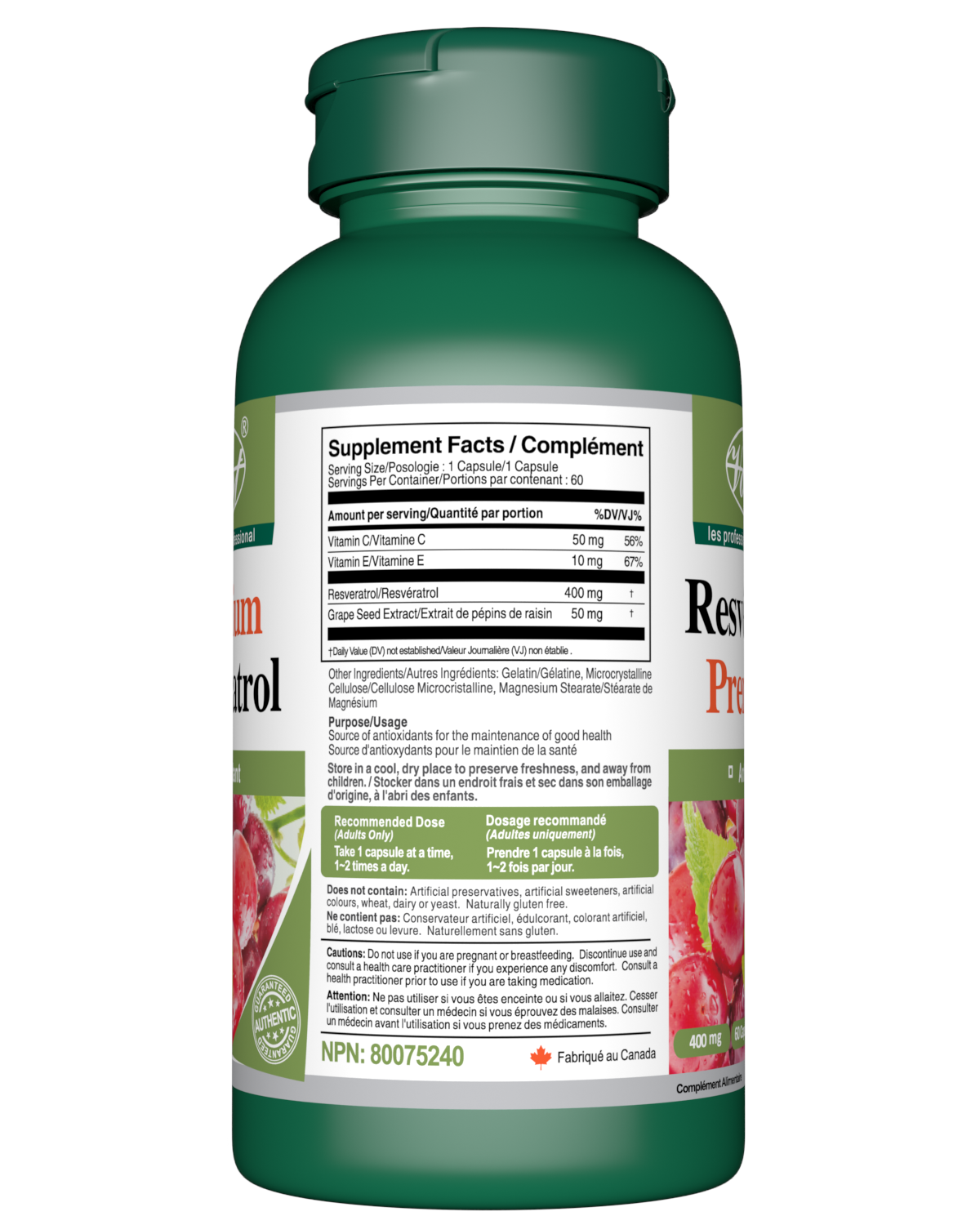 Premium Resveratrol for Antioxidant Support