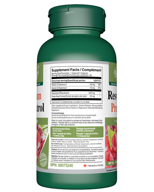 Premium Resveratrol for Antioxidant Support