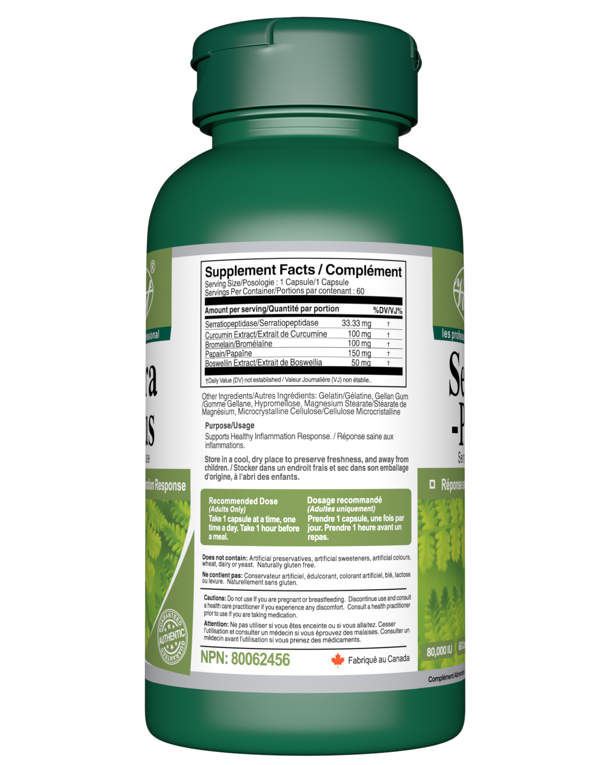 Serra-Plus for Inflammation