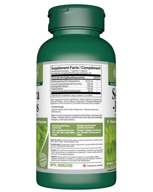 Serra-Plus for Inflammation