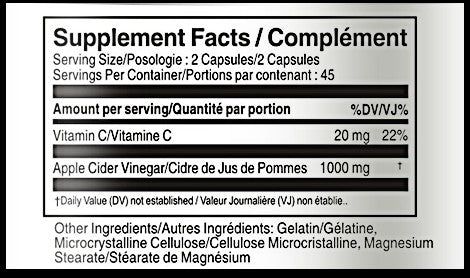 Vorst Vitamin C+ supplement facts