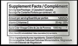 Vorst Vitamin C+ supplement facts