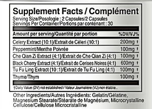 Vorst Supplements and Vitamins black cherry supplement facts