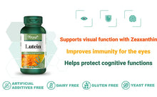 Load image into Gallery viewer, Lutein 18 mg with Zeaxanthin 60 Capsules